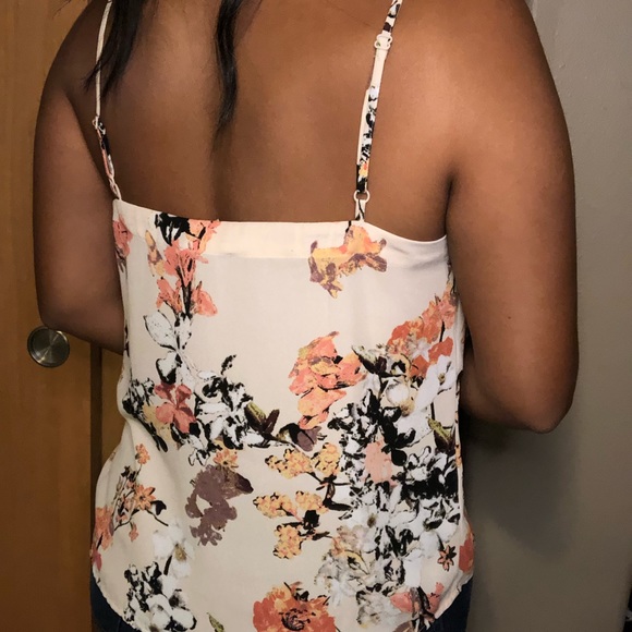 LOFT Floral Spaghetti Strap Blouse - Picture 2 of 6